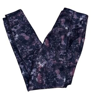 Marika Snake‎ Print High Rise Leggings Athletic Pants Women Size S